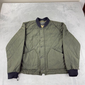 CC Filson Co Men's Size XL Quilted Primalot Pack Jacket in Dark Otter Green
